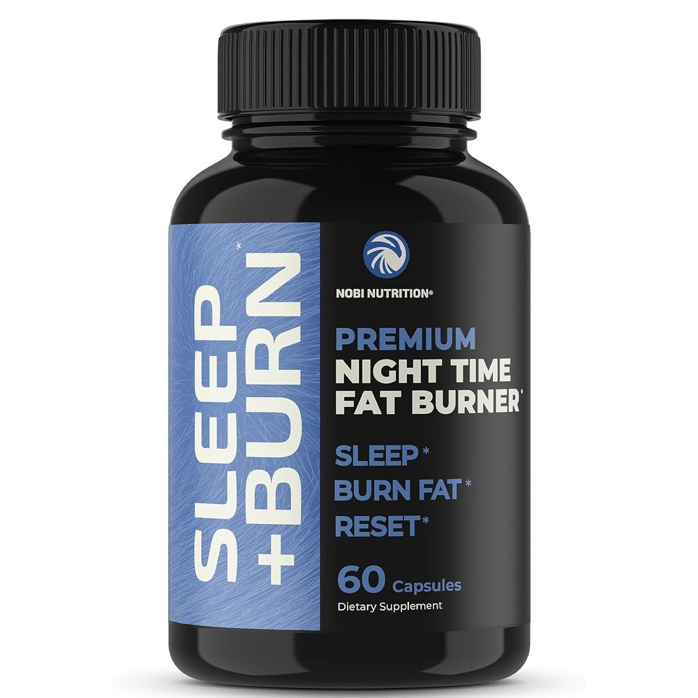 Nobi Nutrition Night Time Fat Burner -  Appetite Suppressant, Detox  60 Capsules