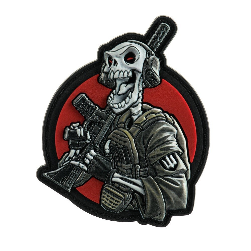 FOREVER WARRIOR Ukrainian Morale Patch PVC 3D fighter skull