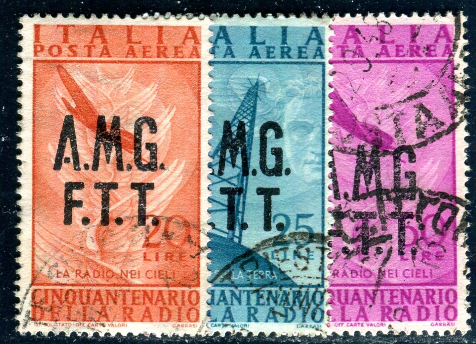 TRIESTE A 1947 30-31.33 stamped nice NEED (F6964