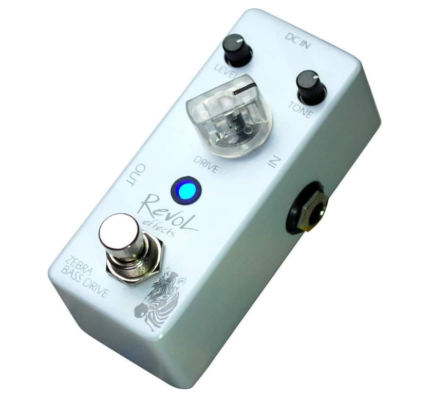 Revol Effects ZEBRA BASS DRIVE EBOD-01 Bass Overdrive Pedal New Japan