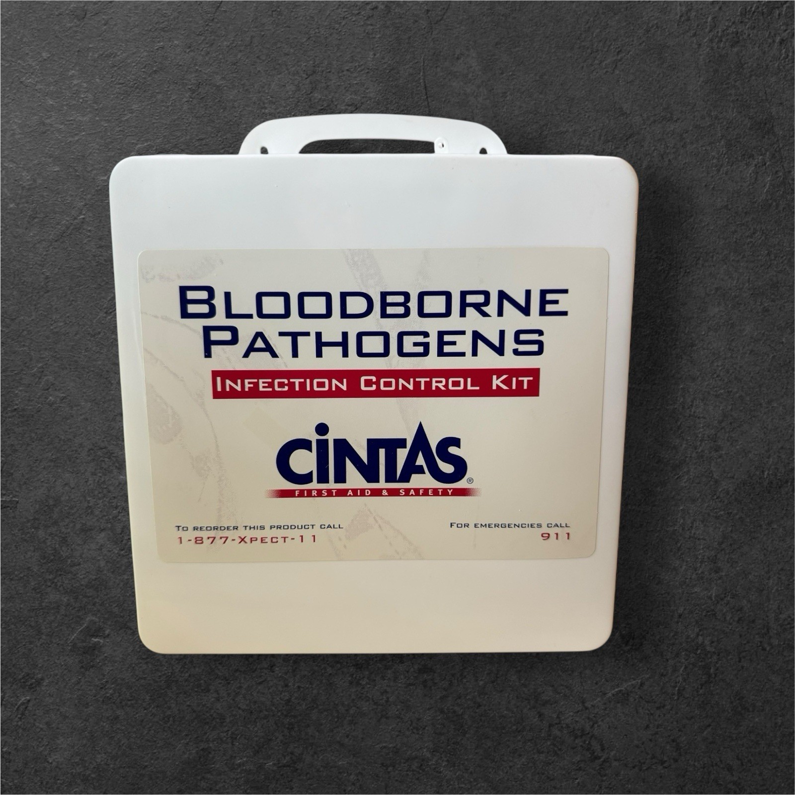 Cintas 250100 Bloodborne Pathogens Infection Bodily Fluids Control Kit - Unused