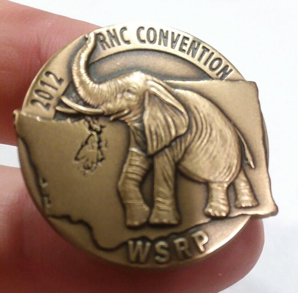 RNC REPUBLICAN 2012 CONVENTION WSRP LAPEL/HAT  Pin (TAMPA)