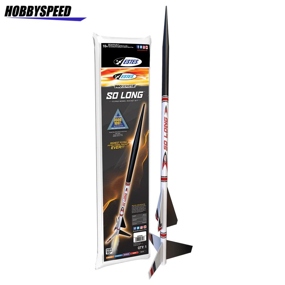 ESTES PRO SERIES II SO LONG ROCKET KIT ADVANCED Rocketry model nasa EST9722 NEW