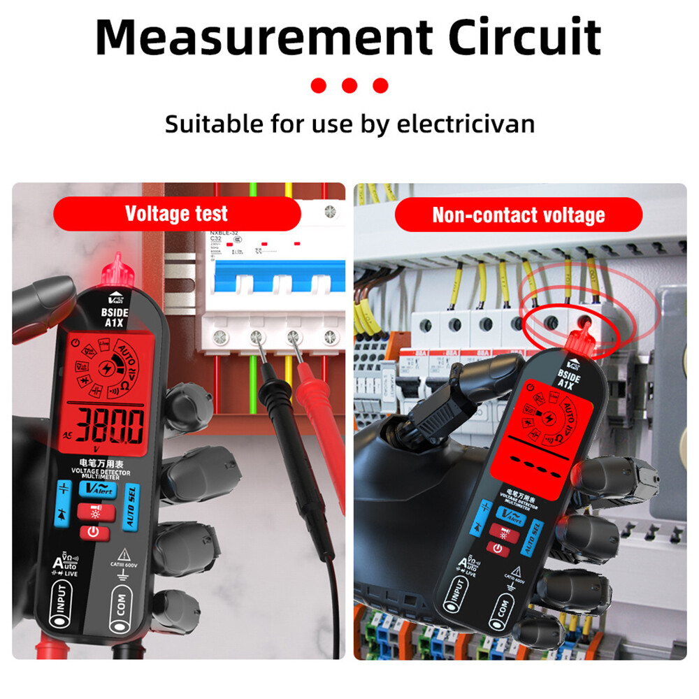 Intelligent Digital Multimeter Auto Ranging Rechargeable Non-Contact Volt Tester