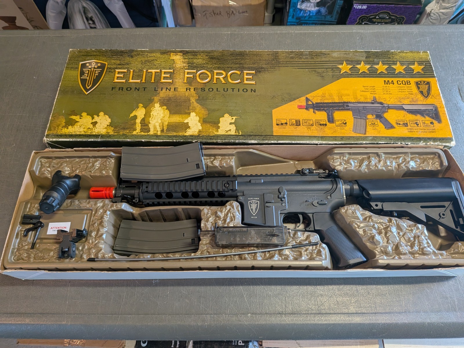 Elite Force M4 CQB AEG Airsoft Rifle – Fully Working
