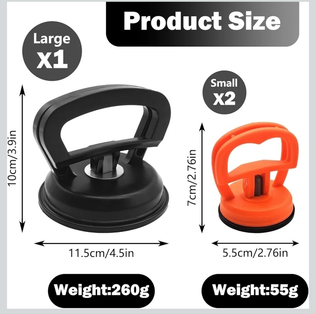 Car Dent Puller,3-Pack Car Handheld Puller
