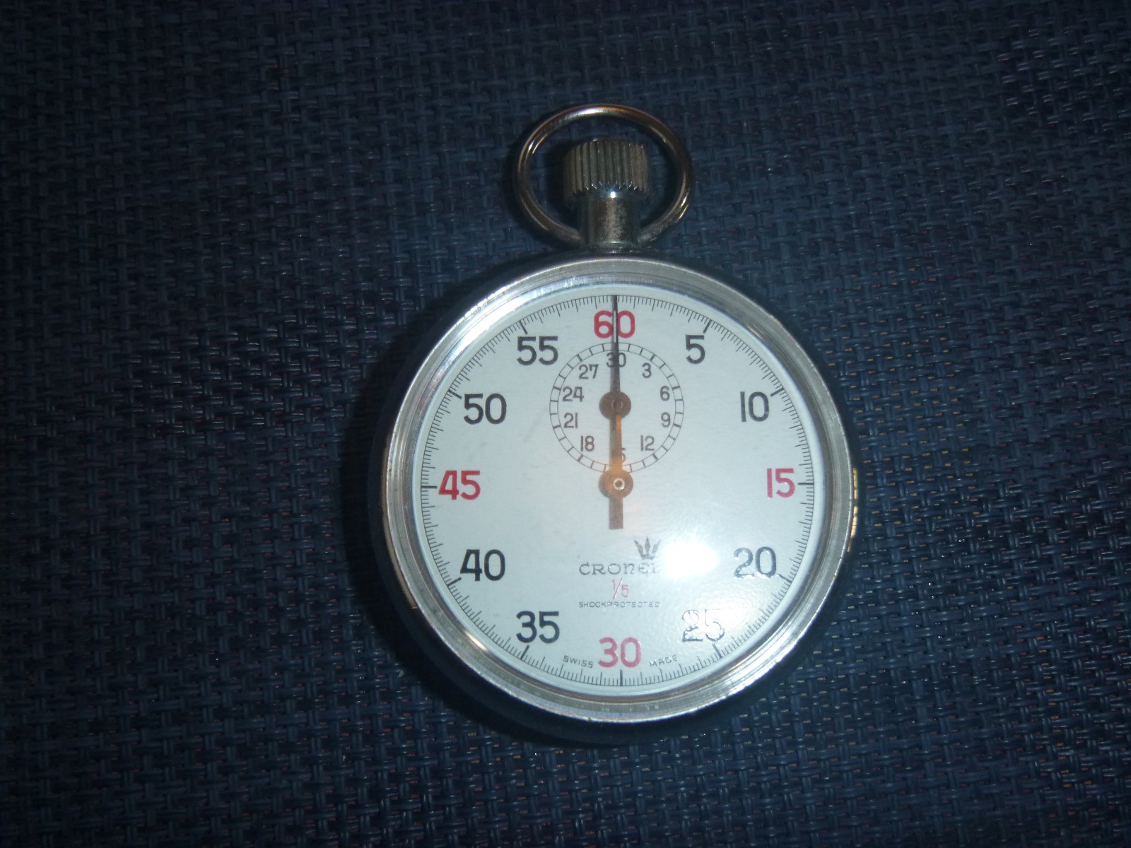 Cronel 1/5 Stopwatch Swiss Made