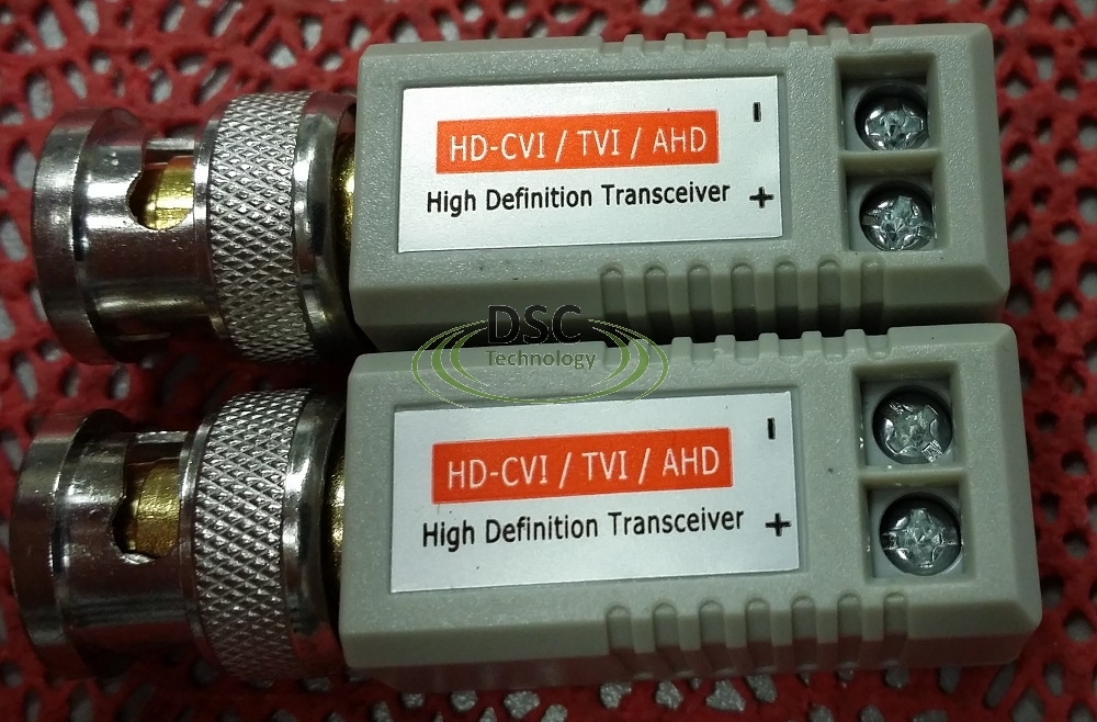 12PCS (6Pairs) HD Video balun Support: HD-TVI, HD-CVI, HD-AHD and 960H Camera