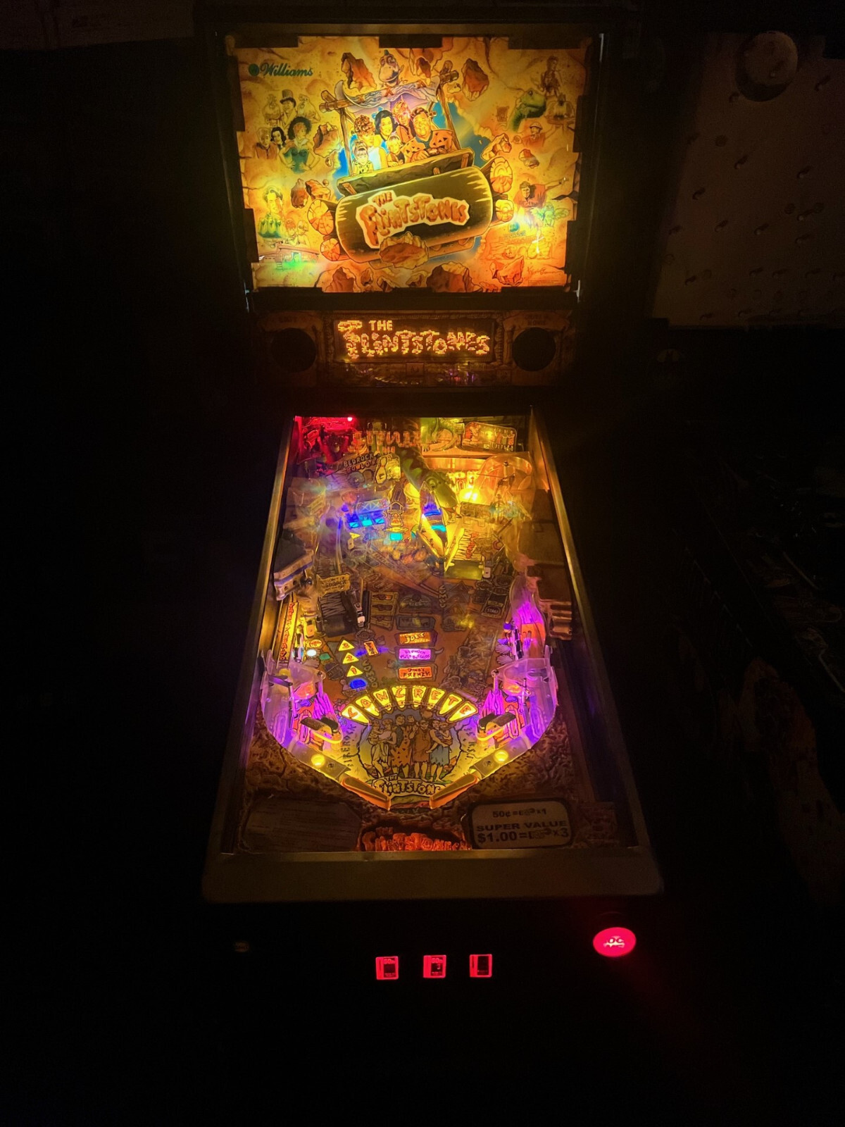 FLINTSTONES Complete LED Lighting Kit custom SUPER BRIGHT PINBALL LED KIT