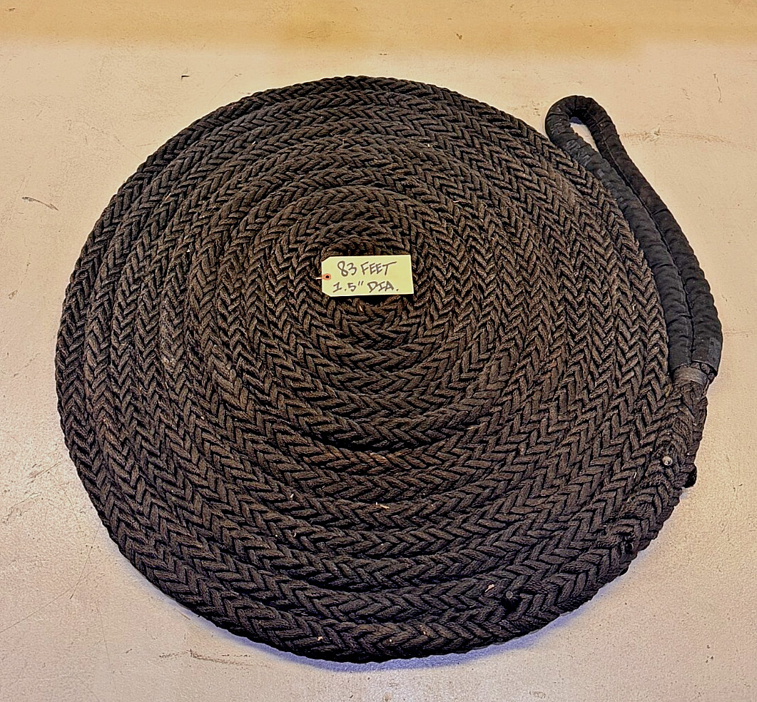 Nylon Double-Braided Dock Line 83' x 1½"