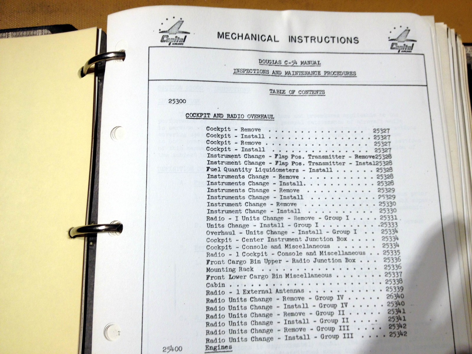 C-54 Skymaster Maintenance Manual aka DC-4