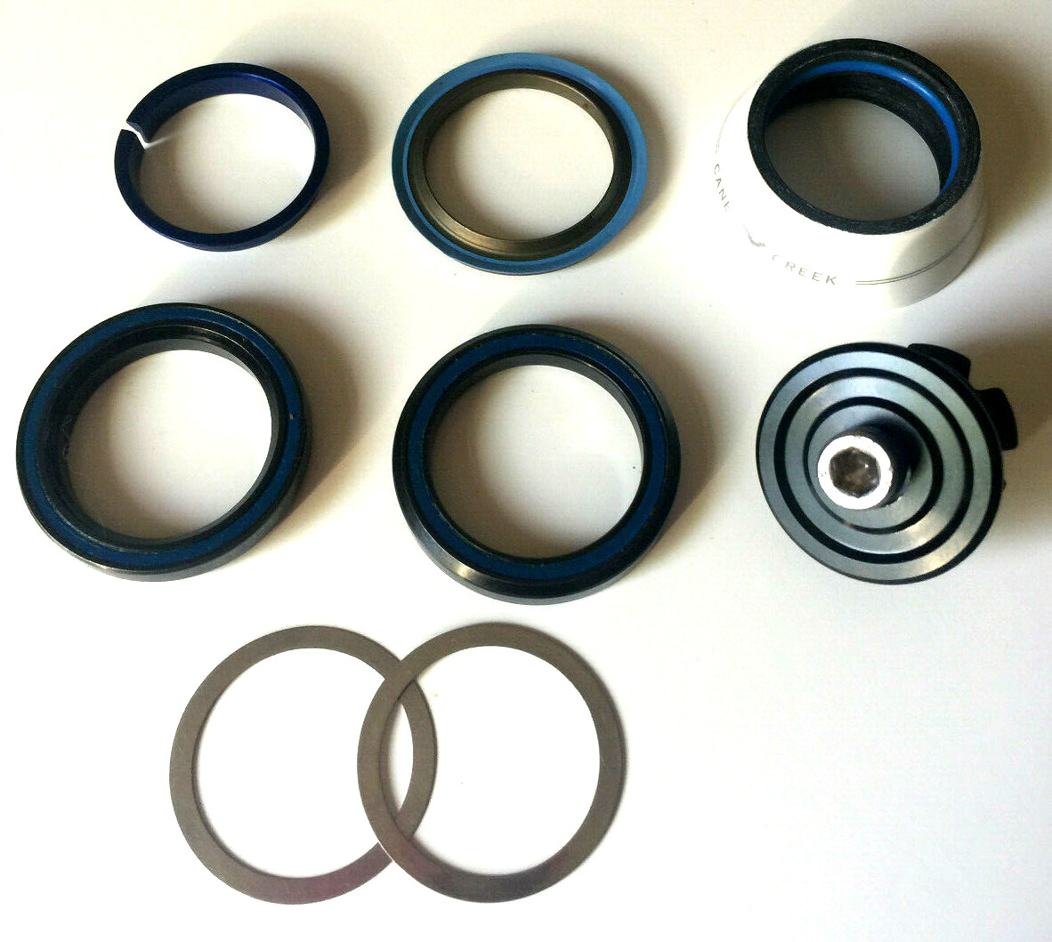 white cane creek integrated headset 40 series sealed bearings 15mm carbon