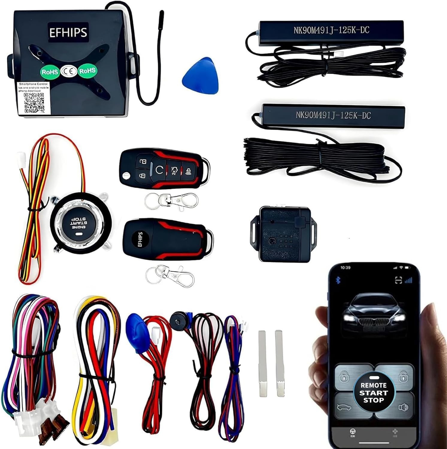 Keyless Entry & Remote Start System with Alarm for Ultimate Vehicle Security