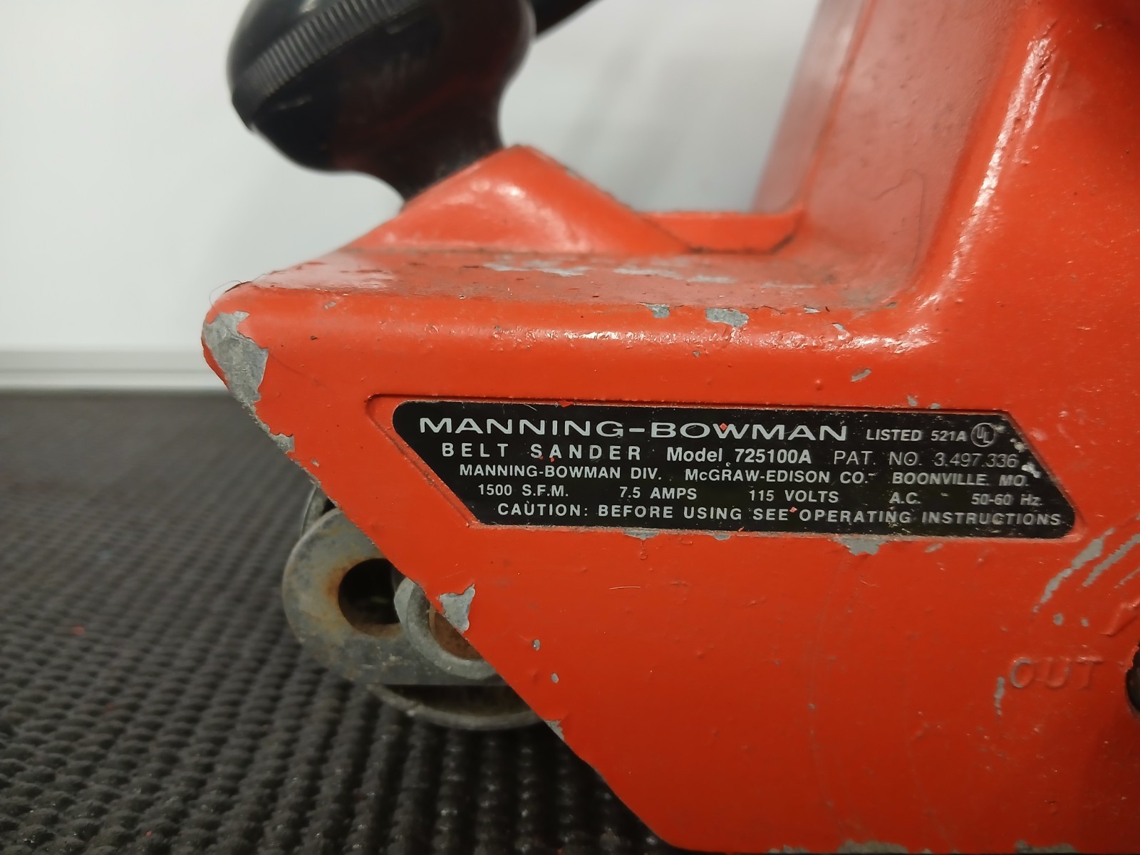 Manning - Bowman Belt Sander Model 725100A