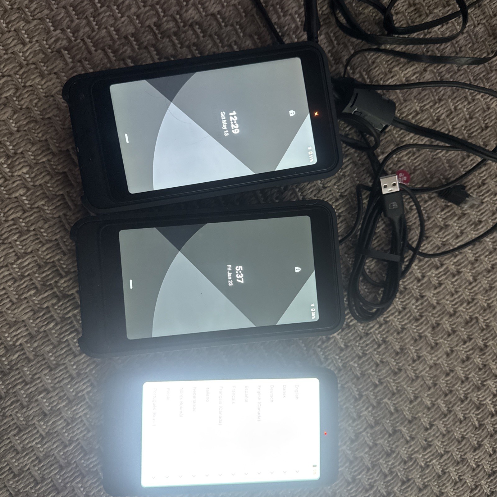 Shopify POS Terminal S2001 Card Reader Countertop Display - LOT of 3