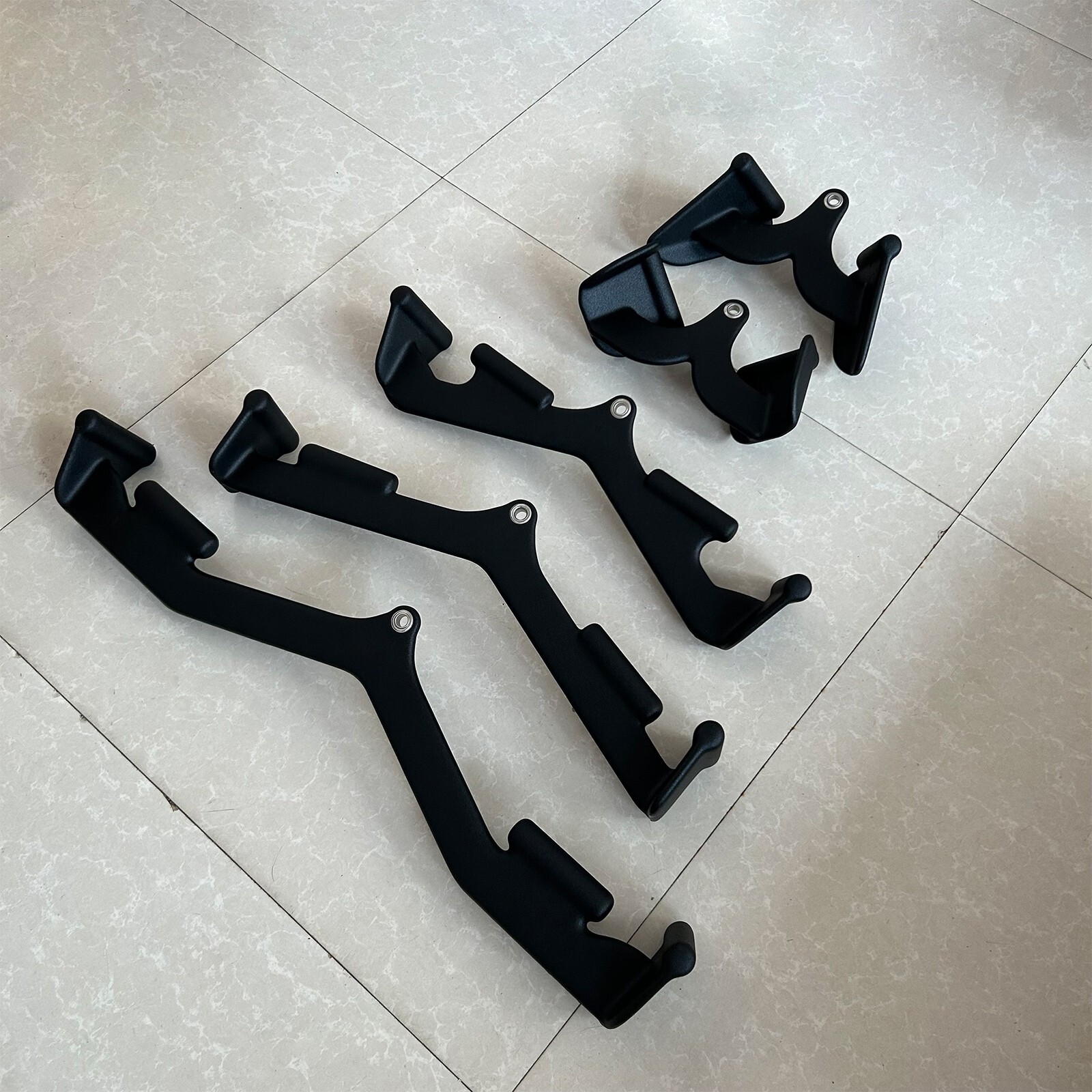 5PC Lat Pull Down Bar T bar Row Attachment V Bar Tricep Lat Pulldown Attachments