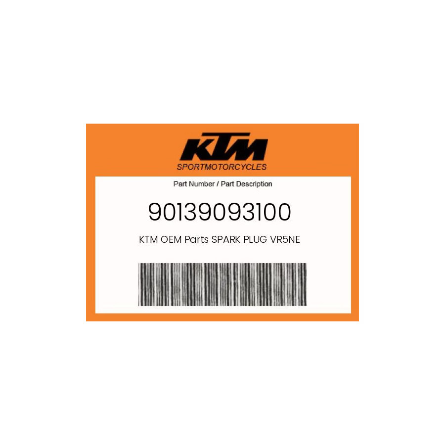 KTM Genuine Spark Plug Vr5Ne - 90139093100