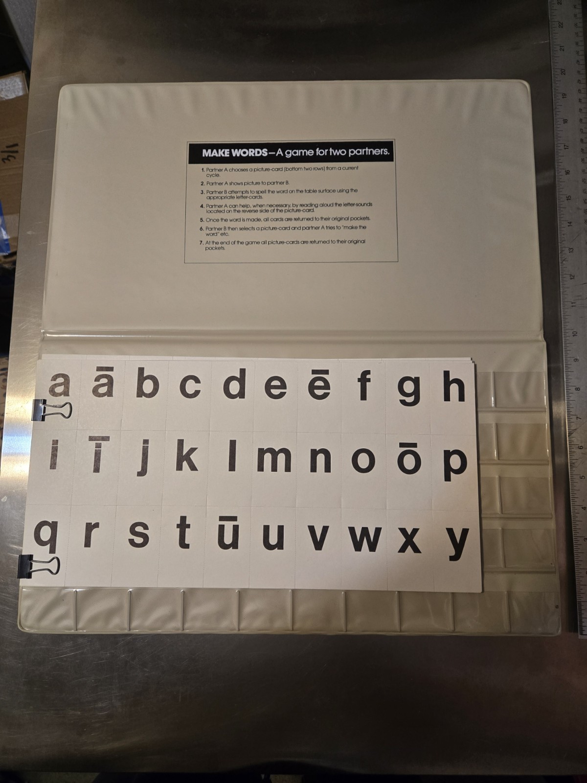 Make Words Game" component of the IBM Writing to Read System (1982)