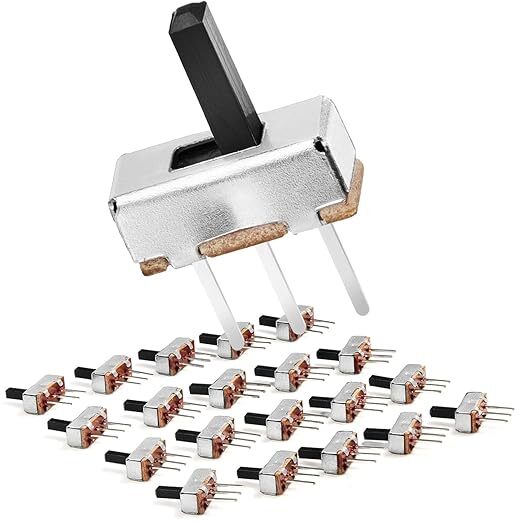 20 Pack SS12d00G4 2 Gear 3 Pin Toggle Slide Switch On-Off Horizontal