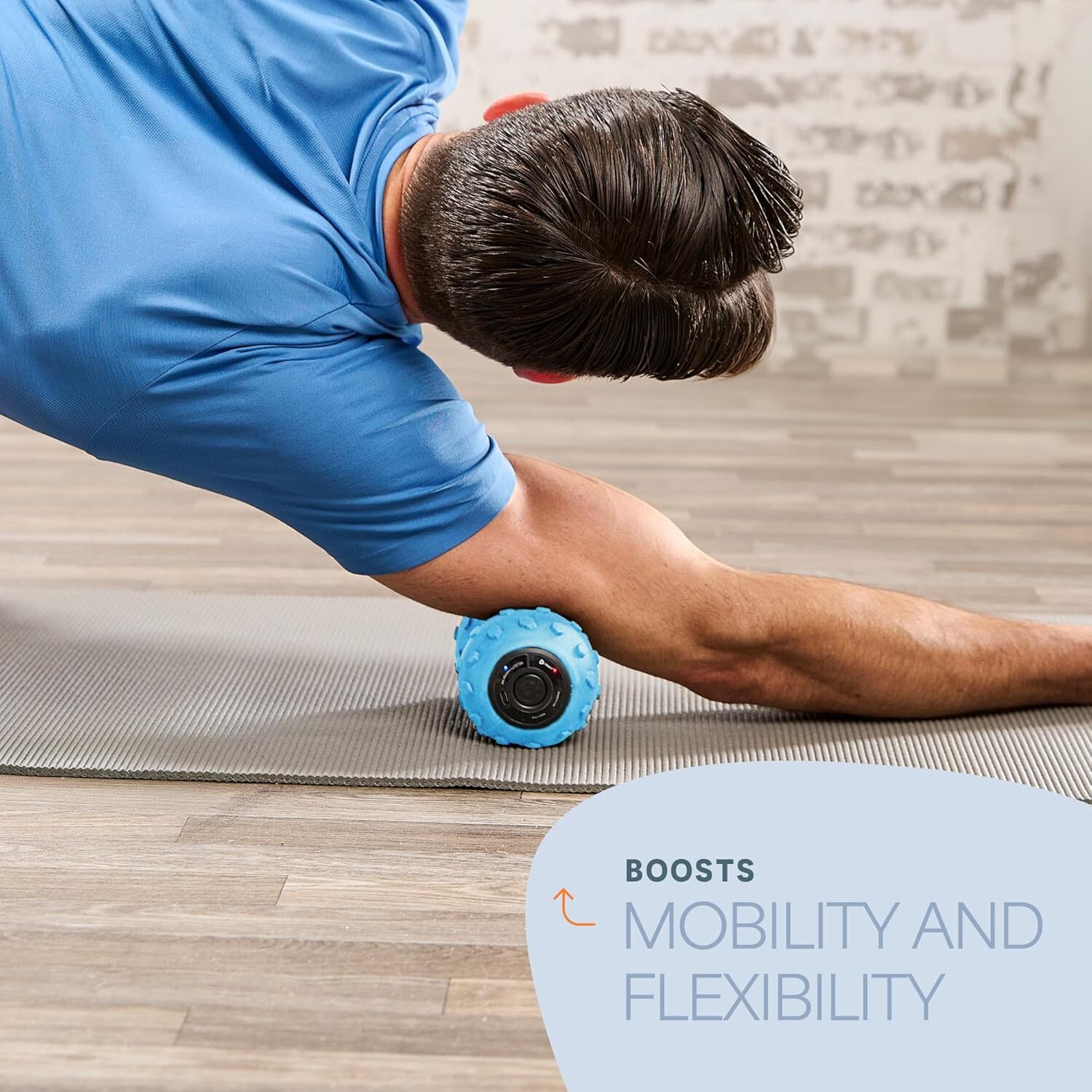 Lifepro 4-Speed Vibrating Massage Ball, Compact Foam Roller for Recovery
