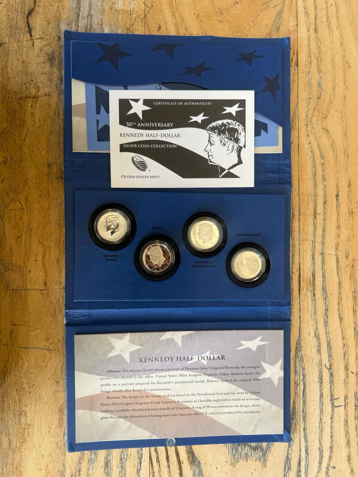 2014 50th Anniversary Kennedy Half Dollar Silver Coin Collection Kingsportskards