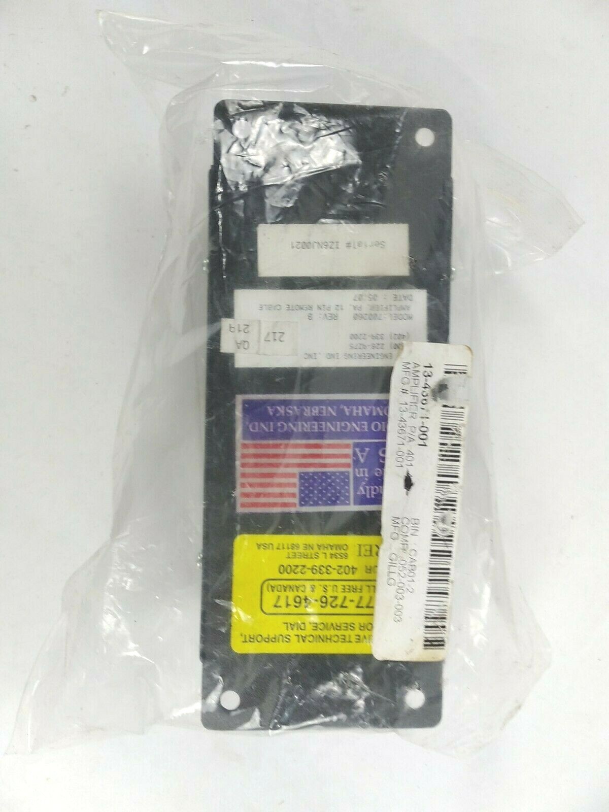 13-43671-001 1343671001 Amplifier GILLIG 700260 12 Pin Remote Cable