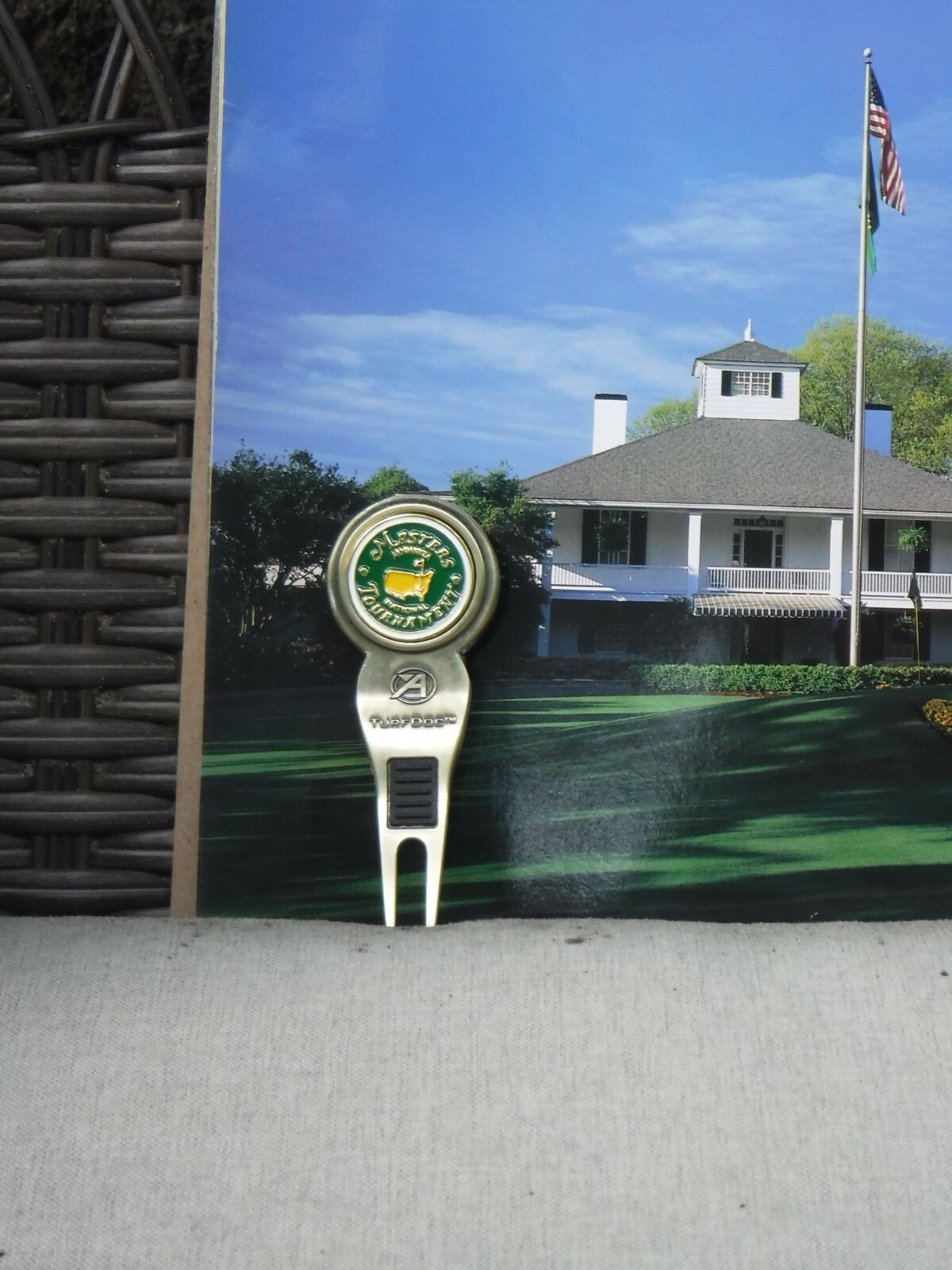 The Masters Divot Tool & Masters  GreenTournament - Ahead Brass Divot Tool