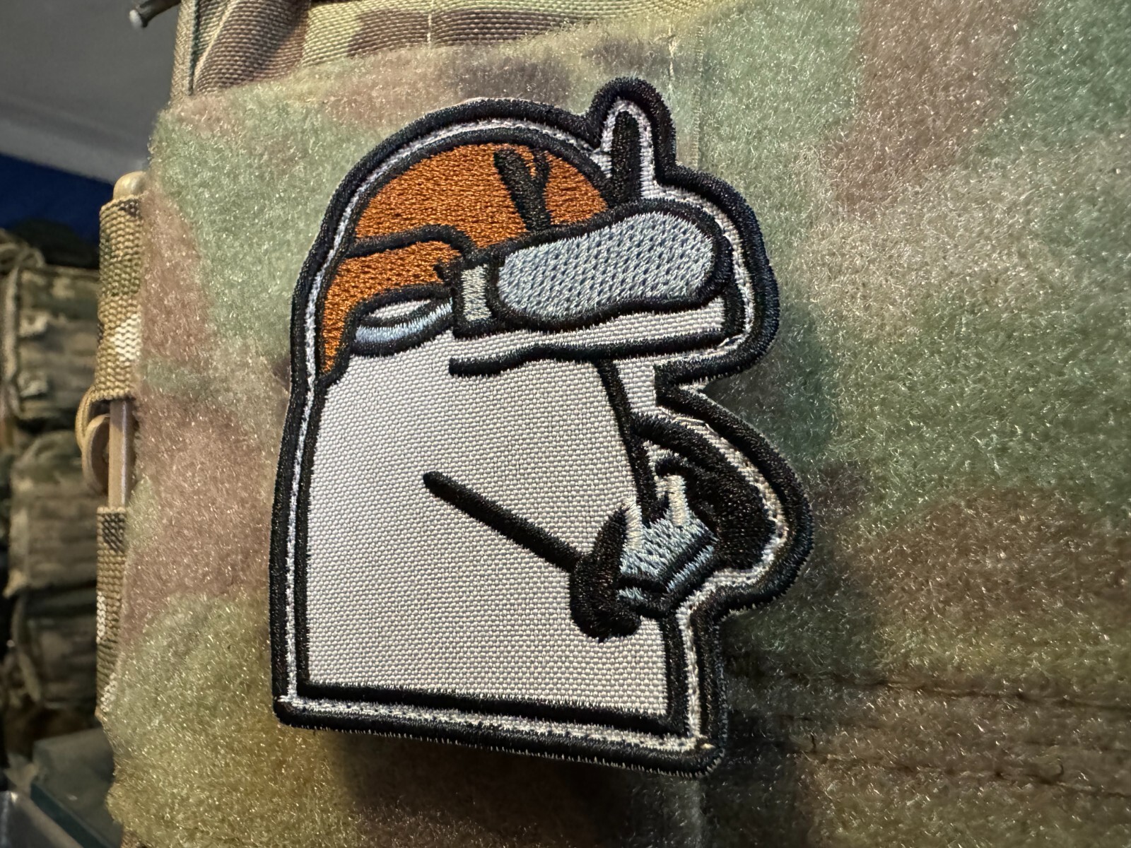 Ukrainian Military Guber FPV Pilot Drone Embroidered Patch – Hook & Loop Backing