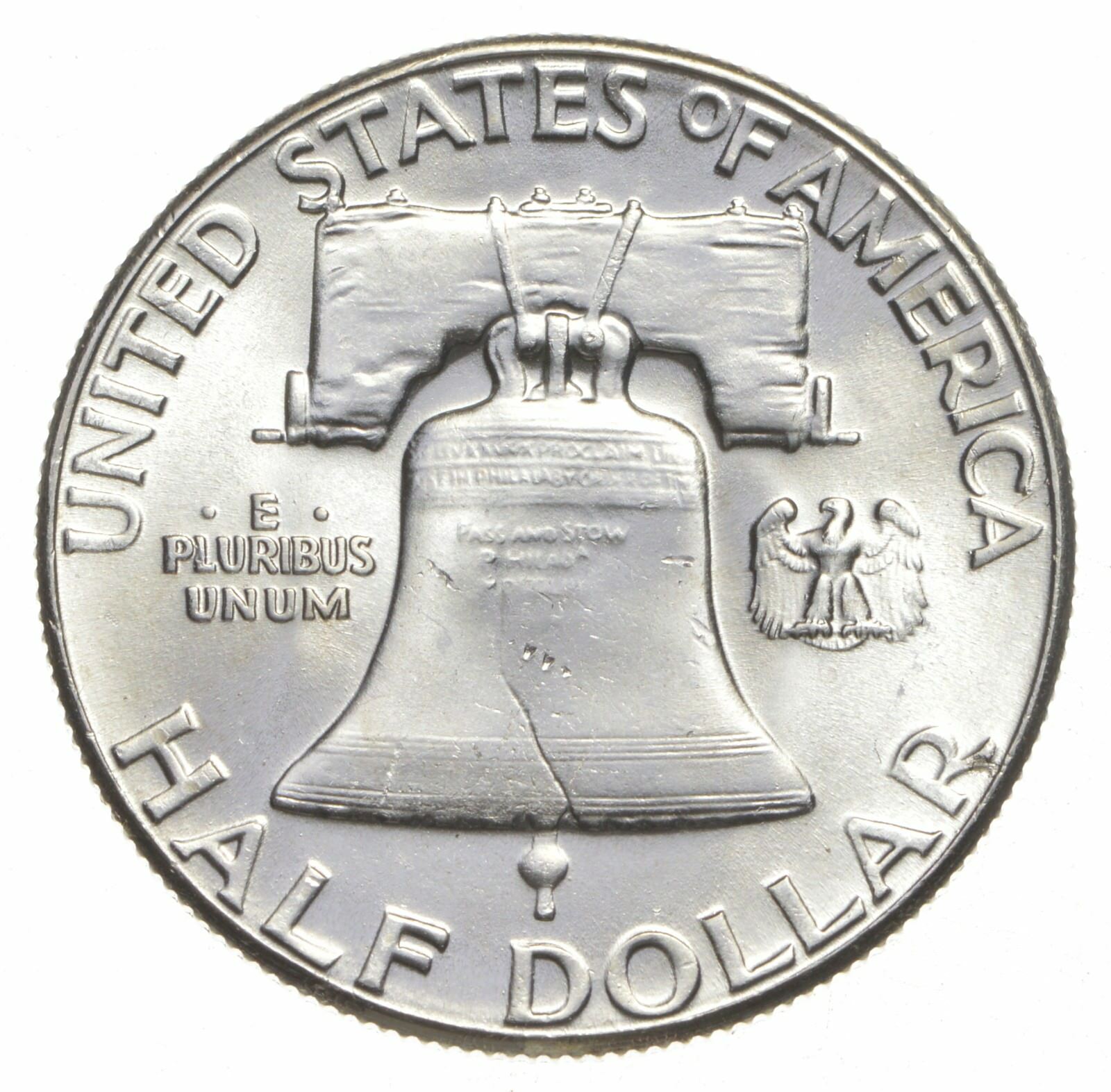Choice Unc 1958 P Franklin Half Dollar Gem BU From Original Roll