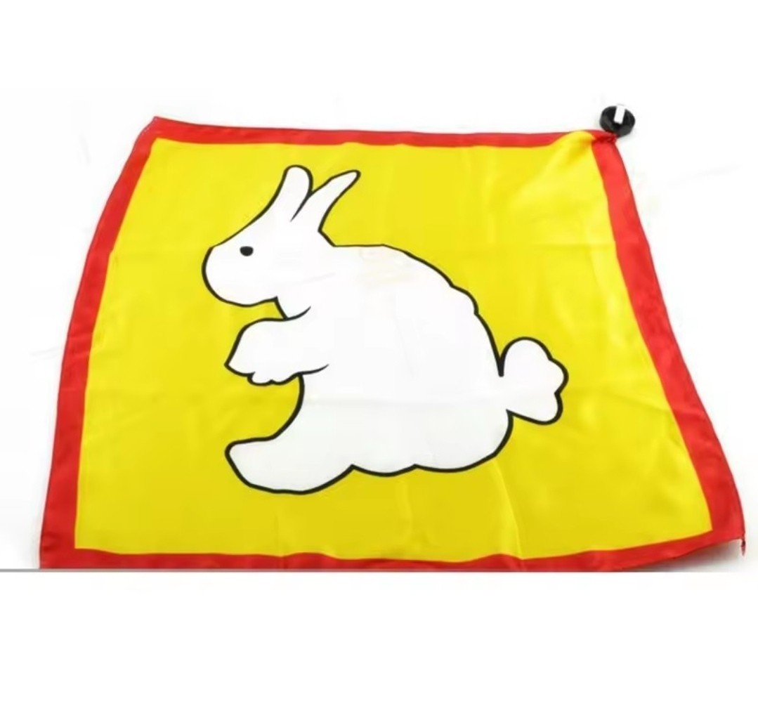 Magic Trick Rabbit to Duck Changing Silk ScarF