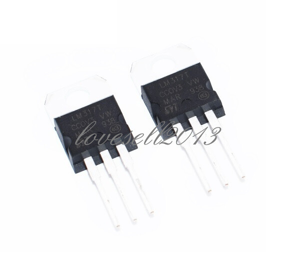 5PCS LM317T LM317 Voltage Regulator IC 1.2V to 37V 1.5 NEW