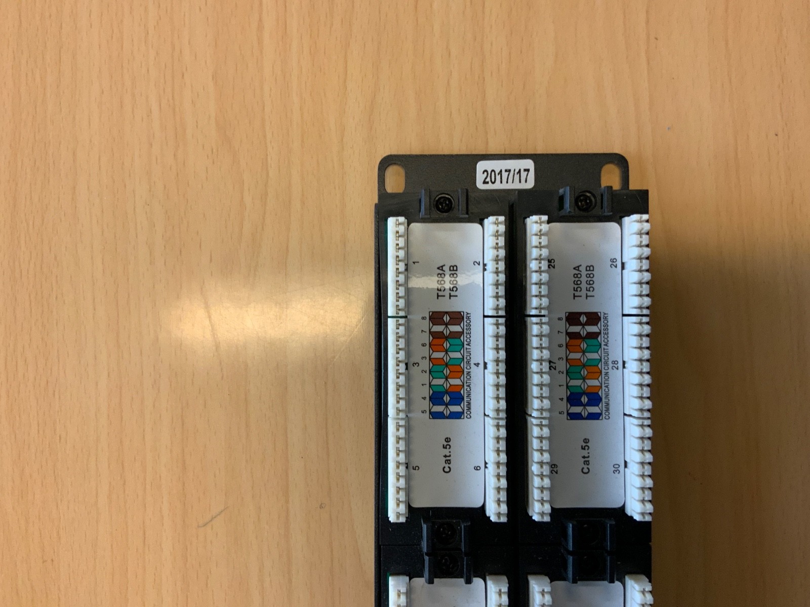 Wirepath WP-CAT5E-PP-48 Rack Mount 48-Port RJ-45 Cat 5e Patch Panel