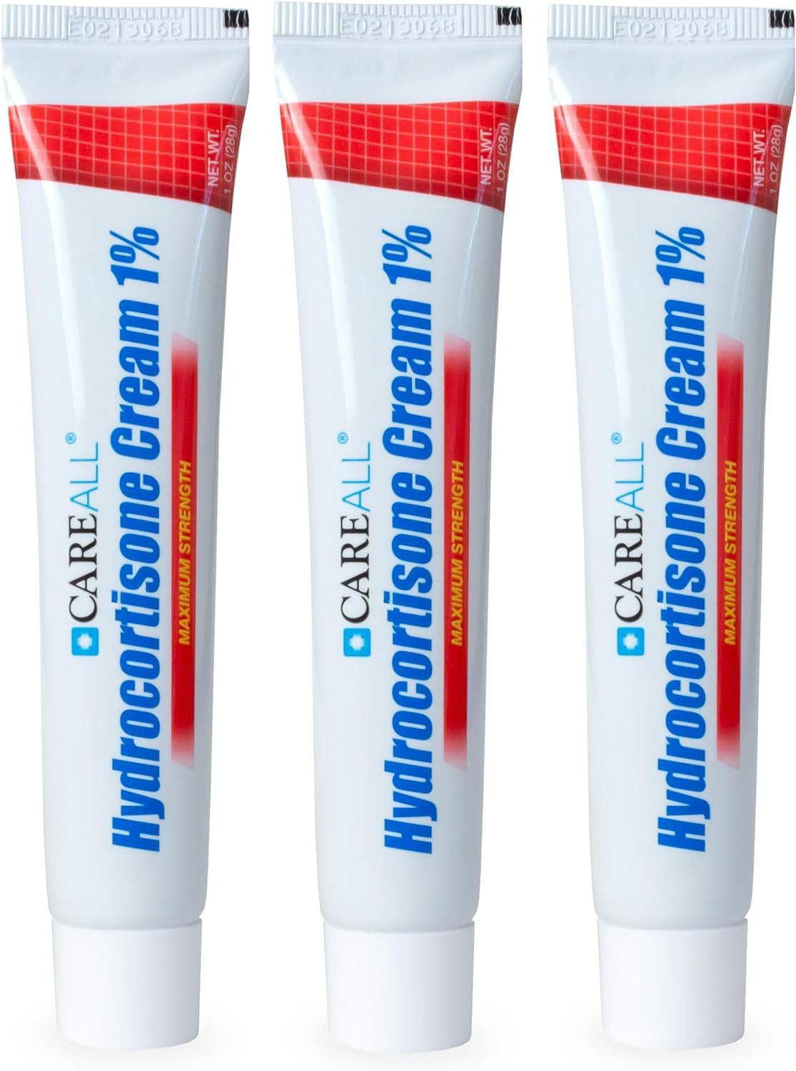 Hydrocortisone 1% 1oz Tube (Pack of 3) Maximum Strength Anti-Itch Cream
