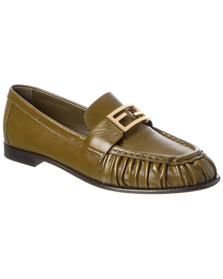Fendi Baguette Leather Loafer Women's