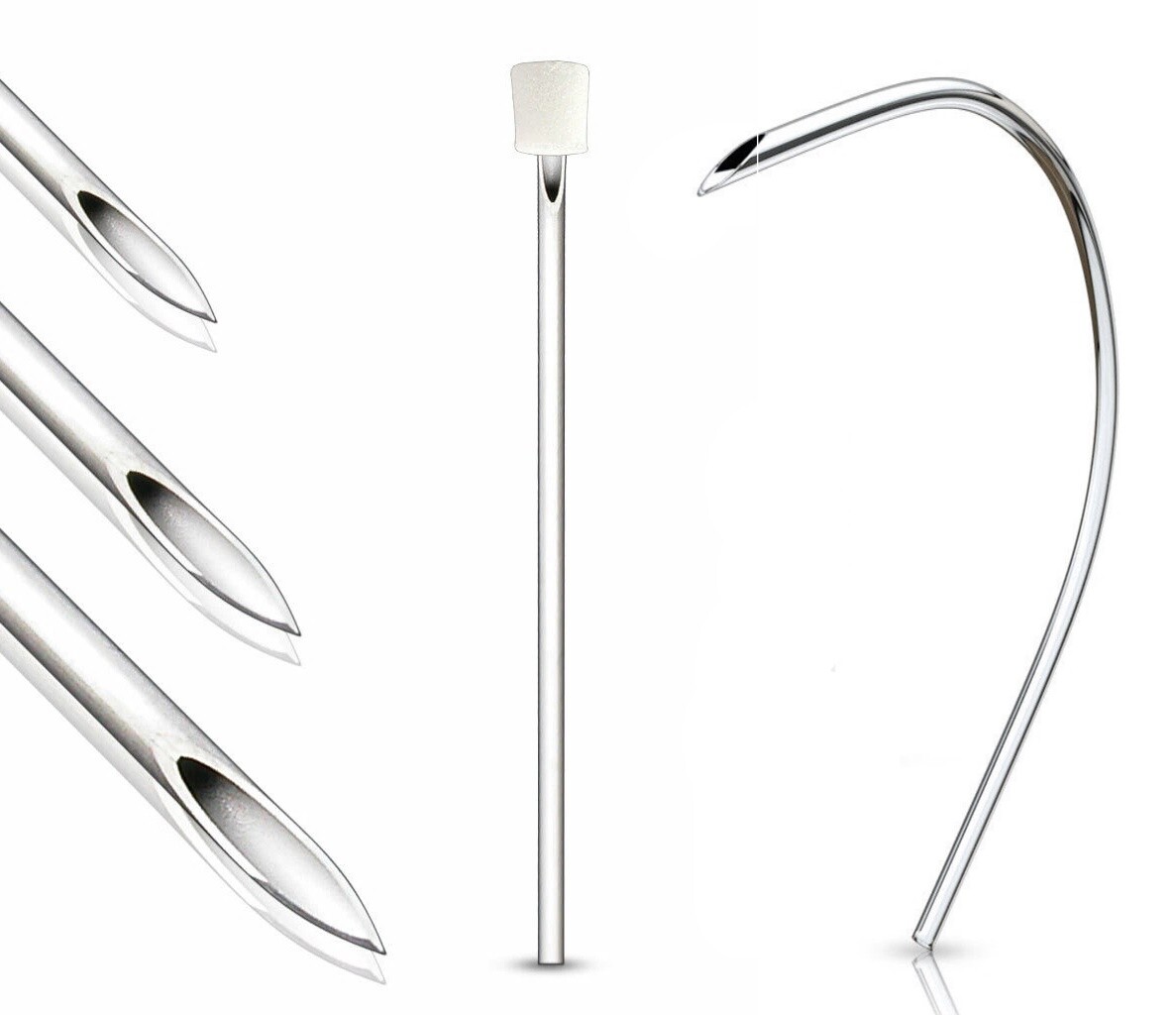 Pre-Sterile (EXPIRED) Disposable Piercing Needles 316L Surgical Steel Closeout