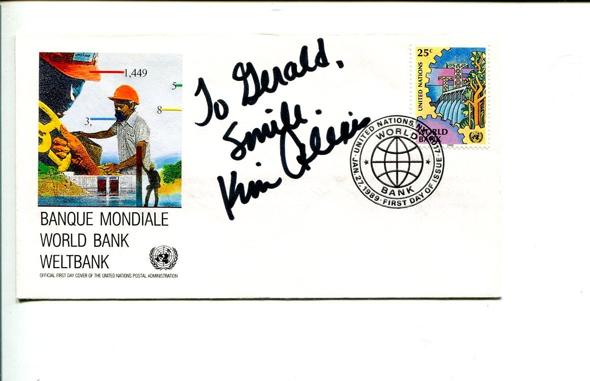 Kim Alexis Sexy Supermodel Sports Illustrated Vogue Model Signed Autograph FDC