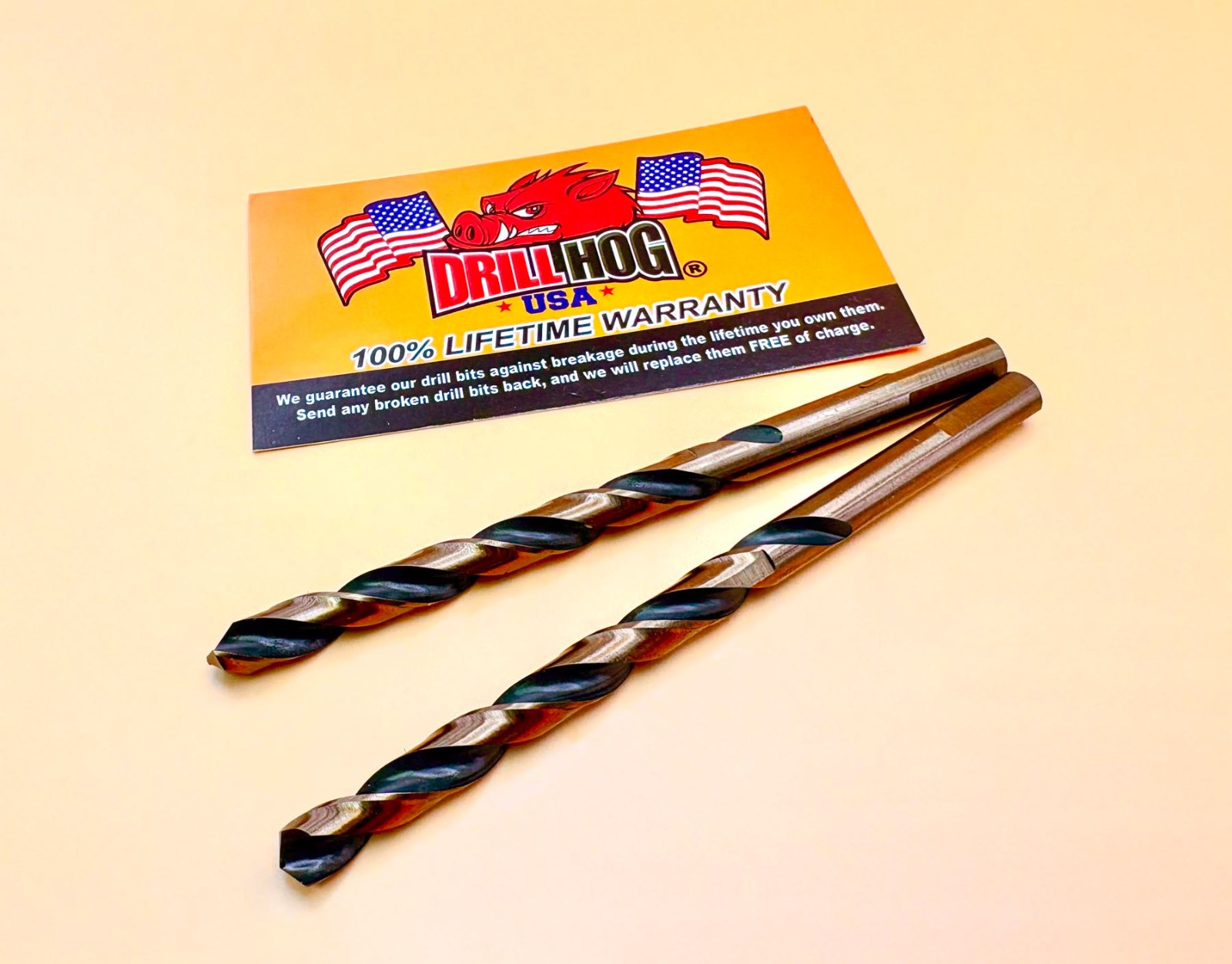 5/16" Drill Bit 5/16 Bit HI-Molybdenum M7 Twist Drill Hog® Lifetime Warranty