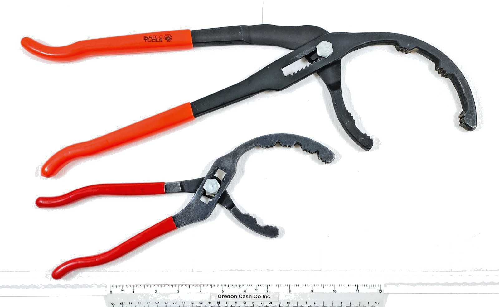 MATCO TOOLS OF29900 XL And Medium Adjustable Oil Filter Pliers 2-8" Grip Set