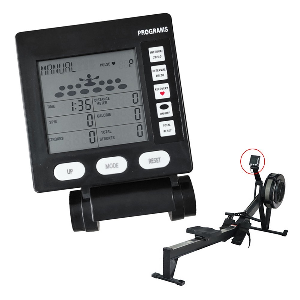 Rowing Machine Speedometer with Calorie and Distance Measurement Features