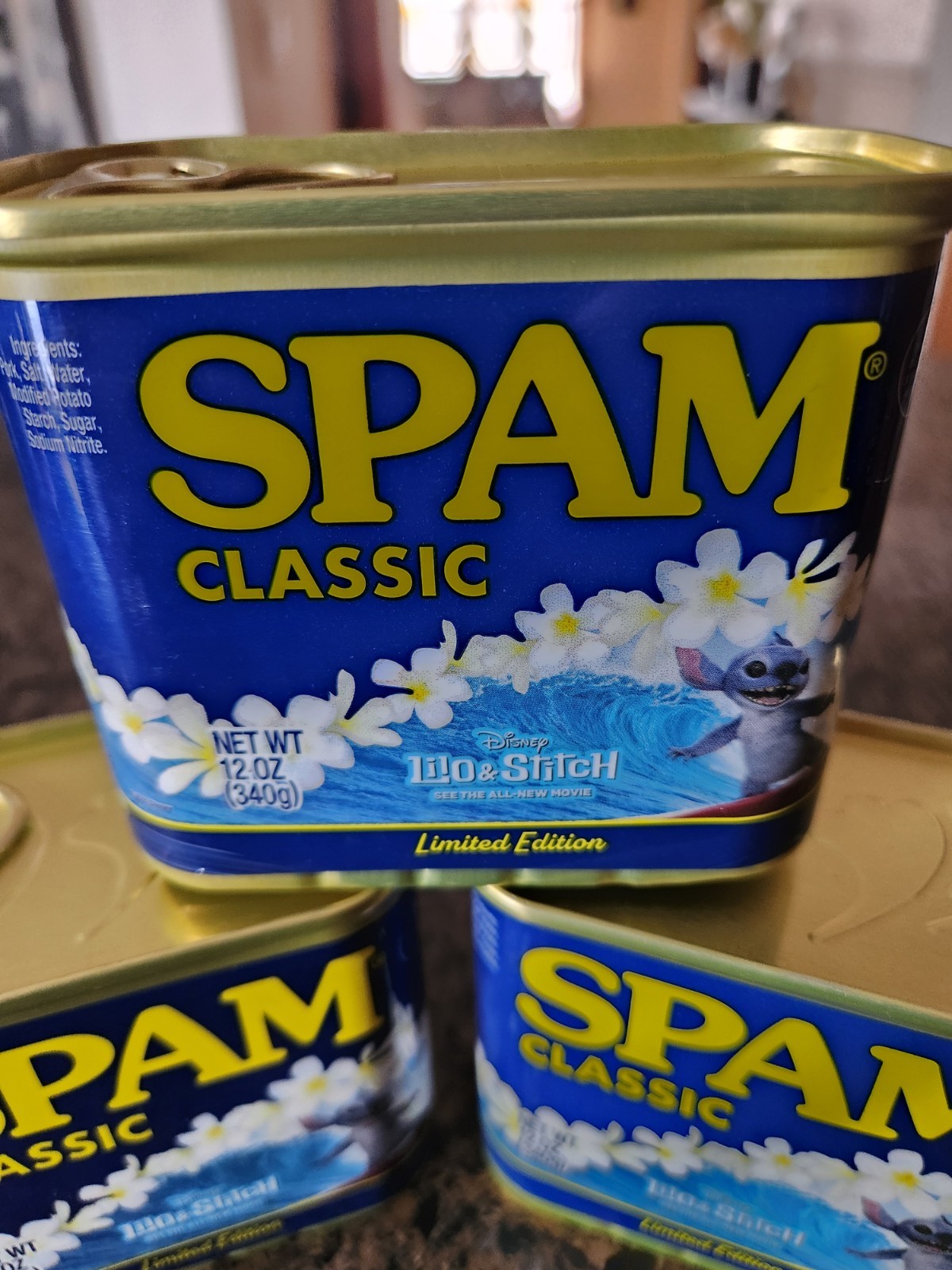 Disney Lilo & Stitch x SPAM Limited Edition Cans Set of 3 – Surf