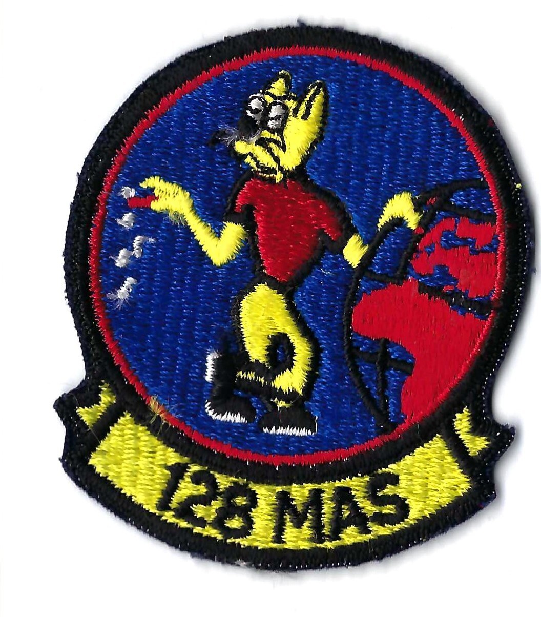 PATCH USAF 128TH MILITARY AIRLIFT SQ MAS GEORGIA  AIR NATIONAL  GUARD  JT-20