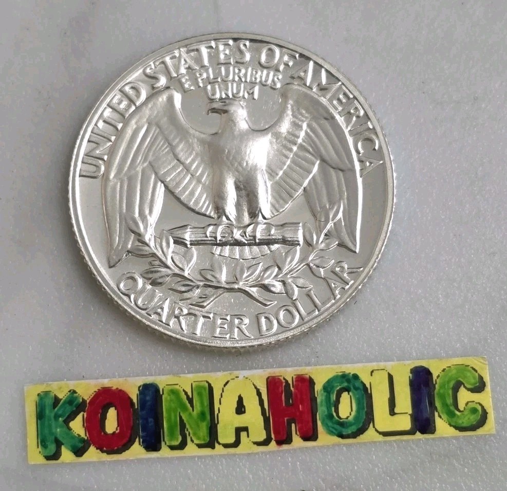 1964 SILVER Proof Washington Quarter Gem BU, From Storage, Needs A New Home 🔥