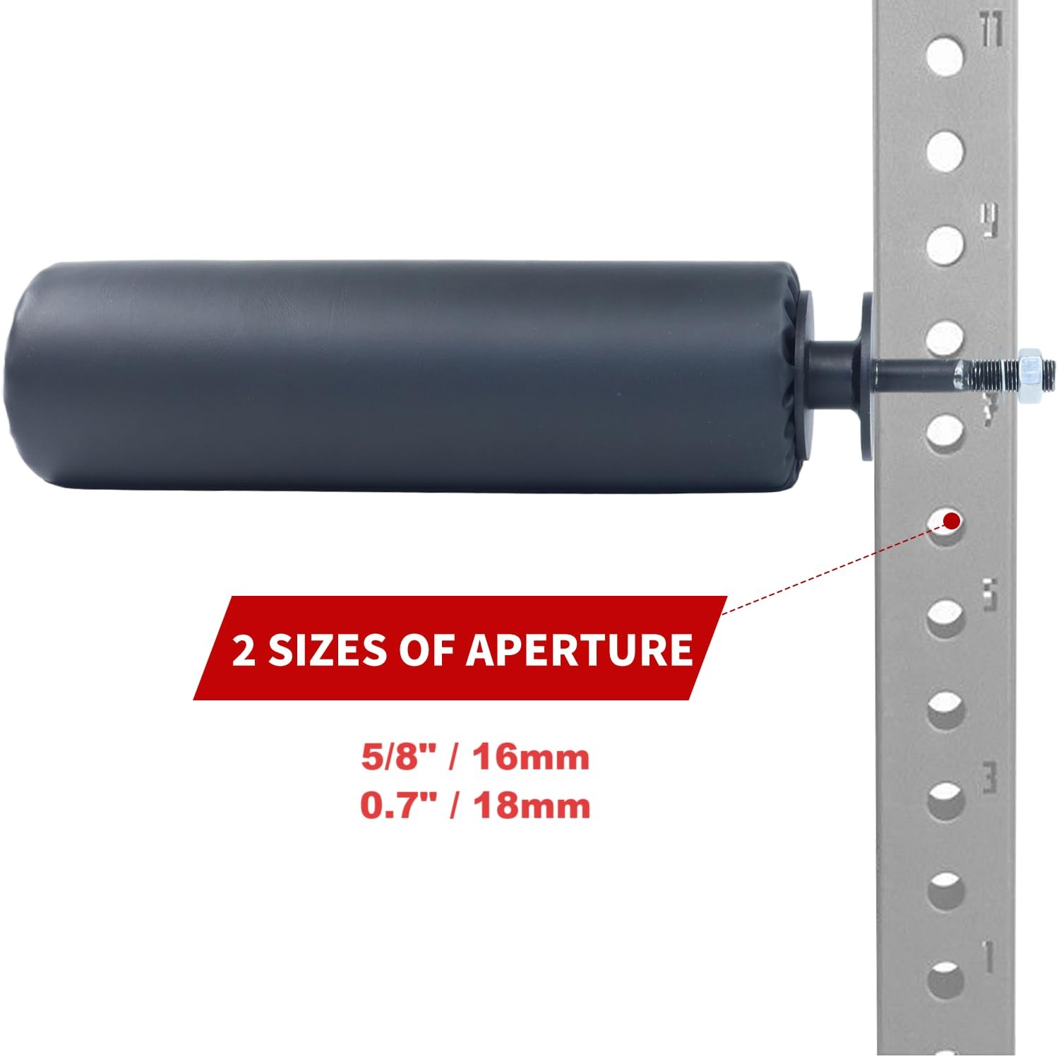 Single Leg Squat Roller/Nordic Hamstring Curl for Squat Rack Power Rack Attac