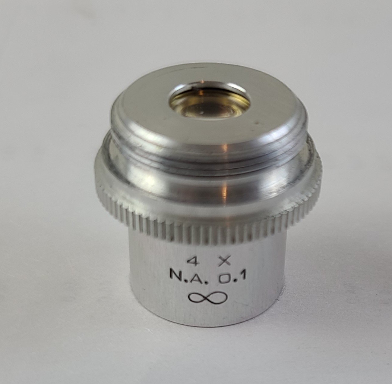 American Optical Spencer Objective 4x  NA 0.1 Infinity