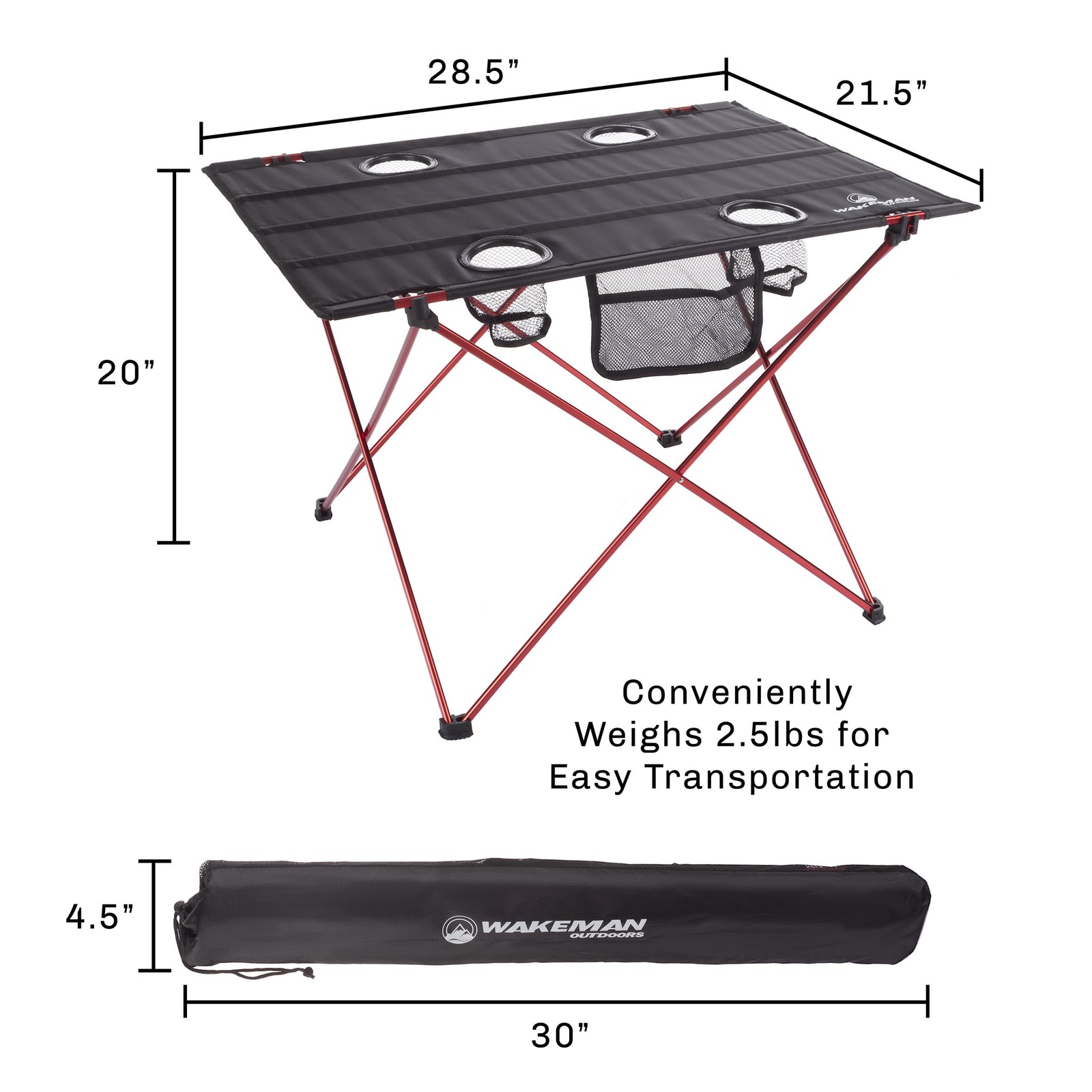 Camping Table Black
