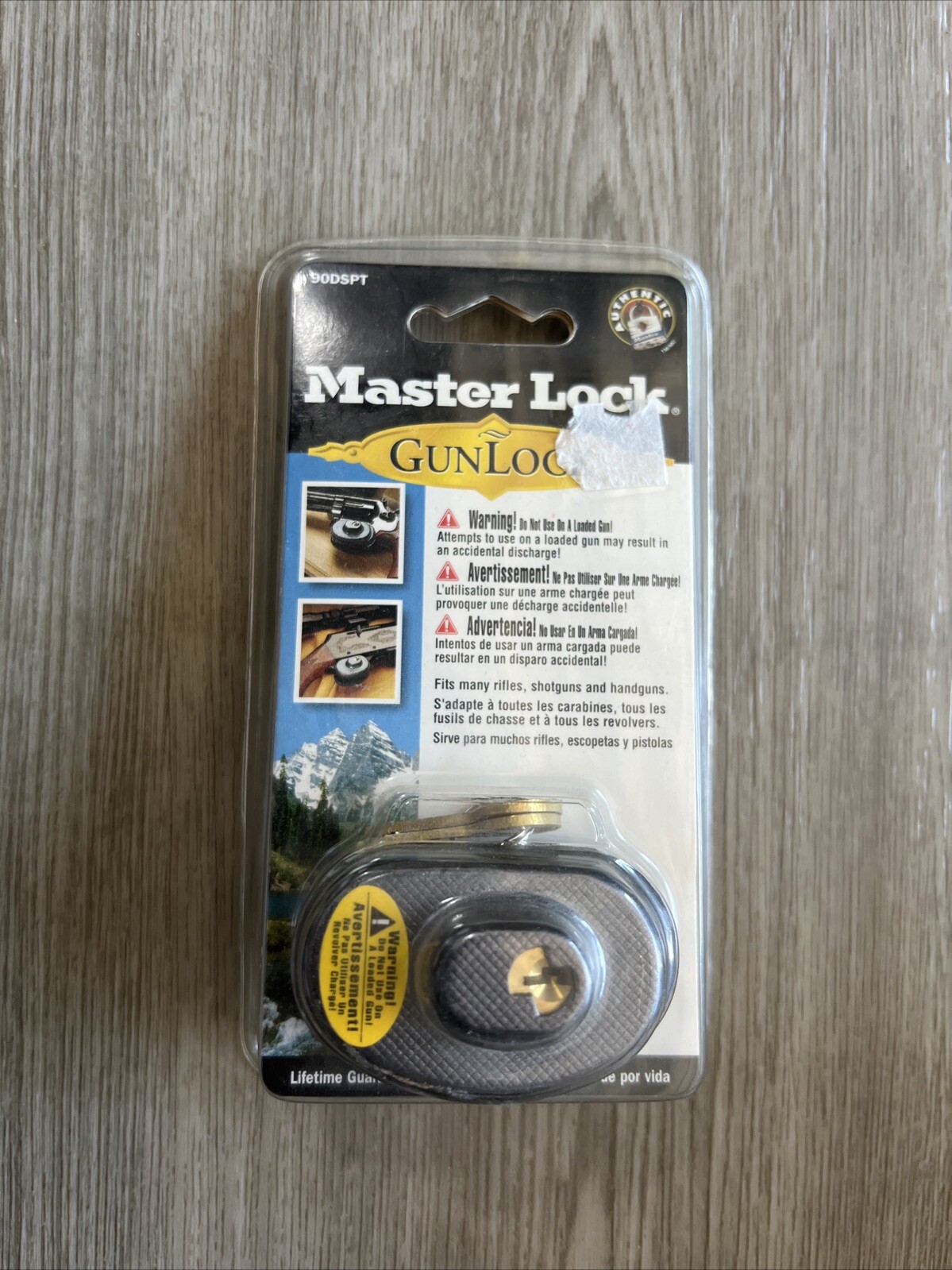 Master Lock Keyed Gun Trigger Lock 2 Keys Masterlock Gunlock - 90DSPT