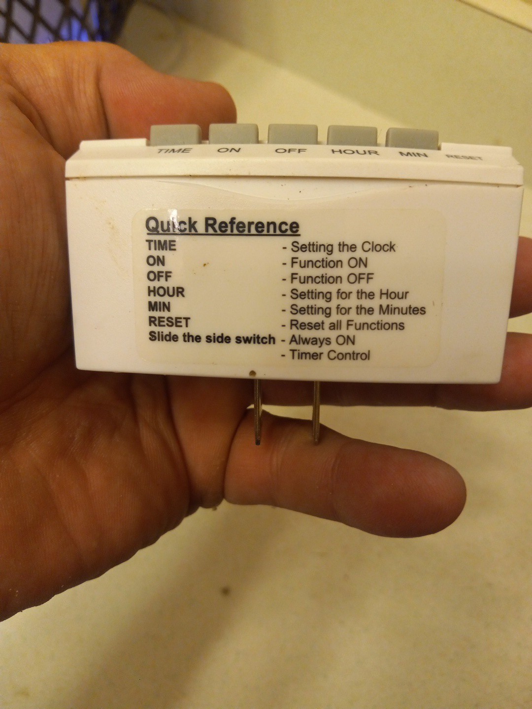 Digital Programmable Indoor Timer Electrical Plug