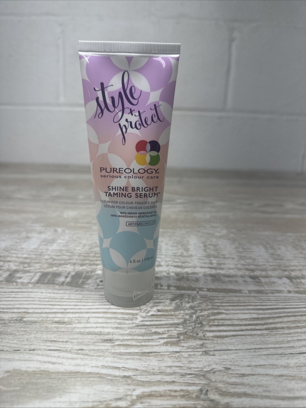 Pureology Style & Protect Shine Bright Taming Serum 4oz