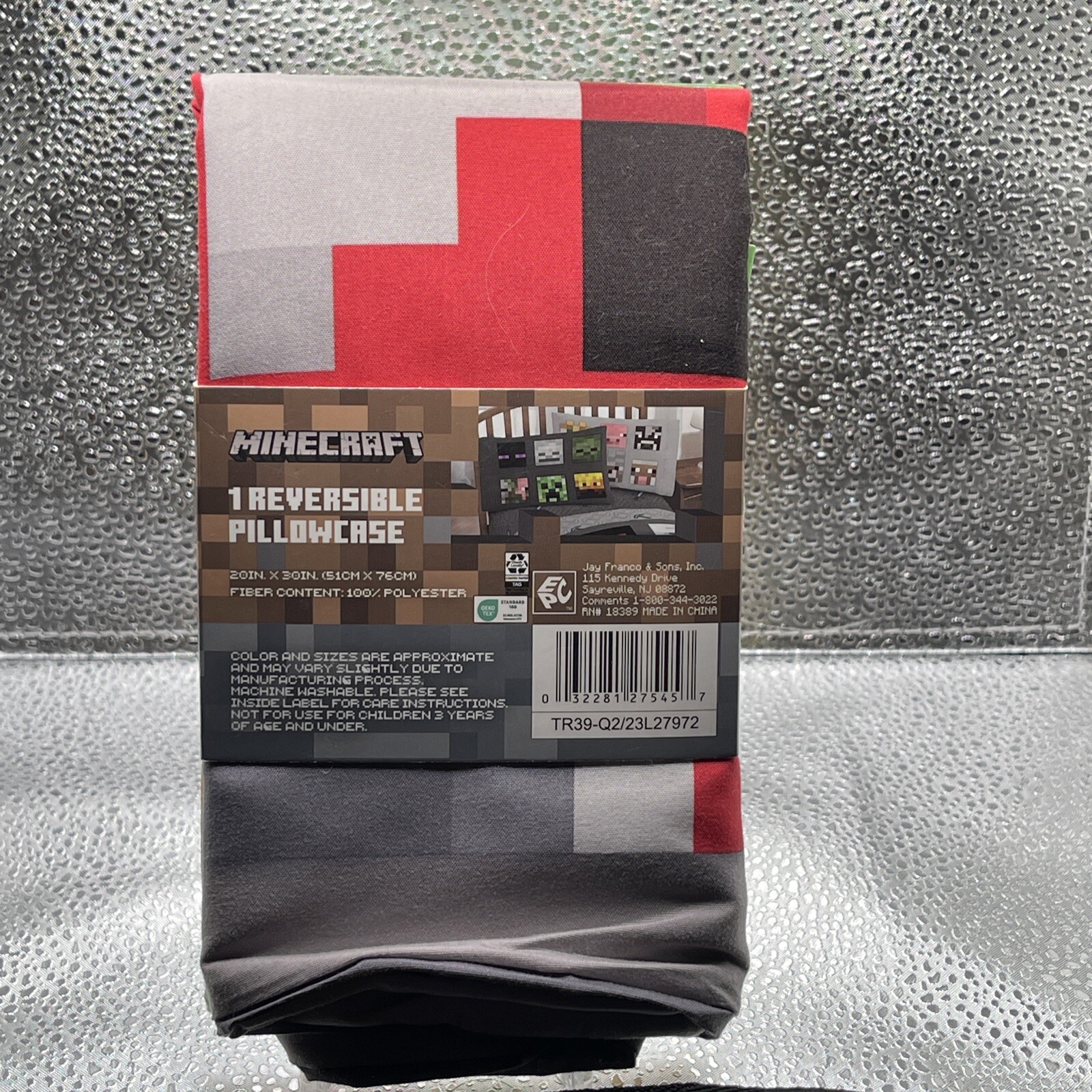 Minecraft Kids’ Reversible Standard Pillowcase - 1 Pack, New