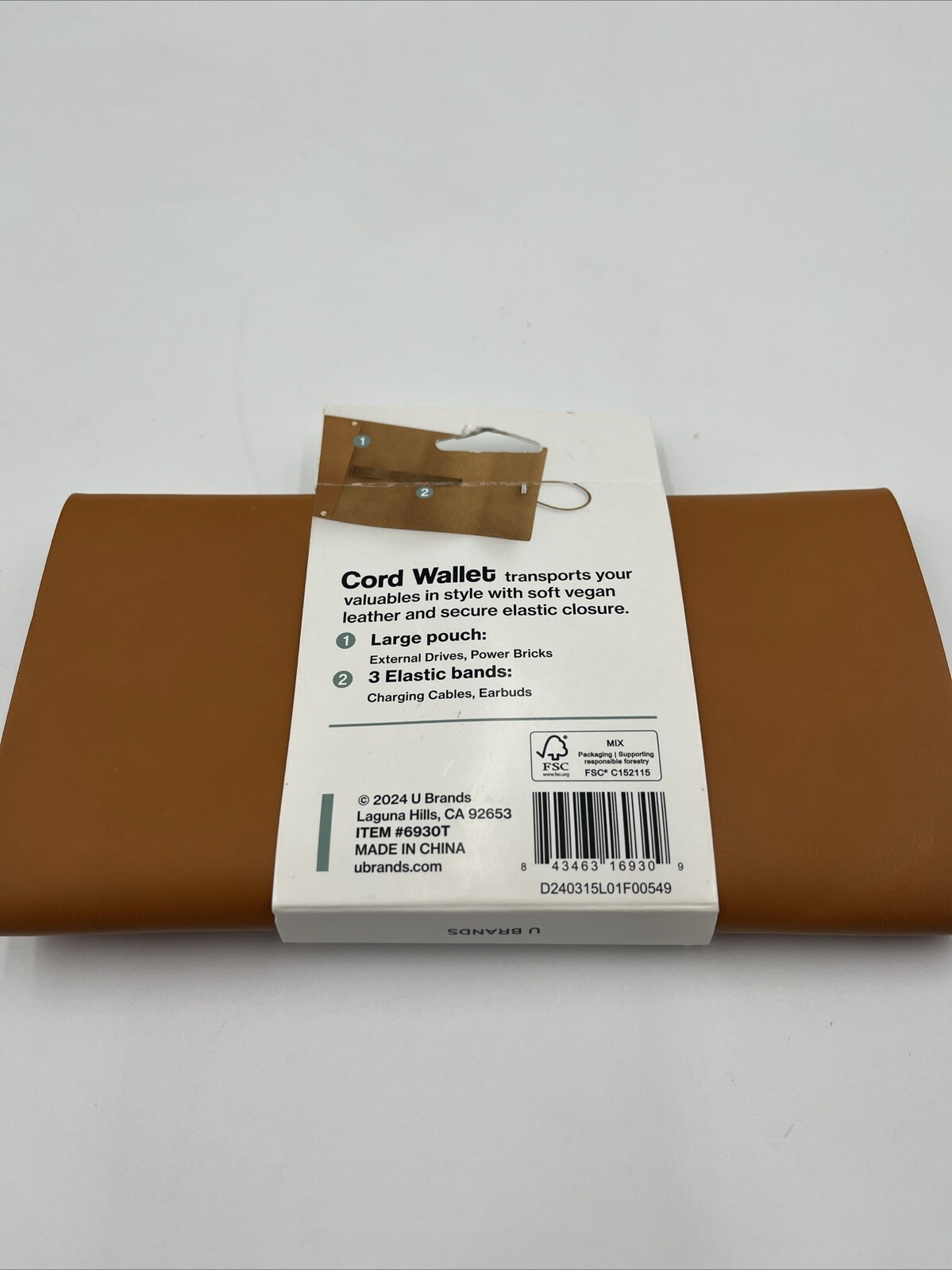 U Brands Cord Wallet